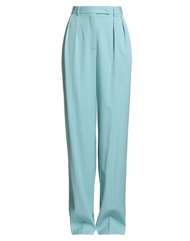 Rochas Woman Pants Turquoise Size 4 Virgin Wool In Blue
