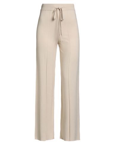 Kontatto Woman Pants Beige Size Onesize Viscose, Acrylic, Elastane In Neutral