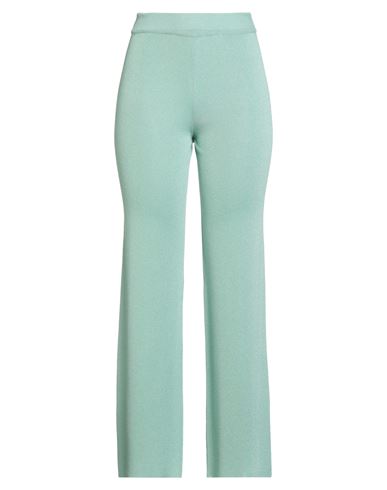 Kontatto Woman Pants Light Green Size Onesize Viscose, Polyester In Green