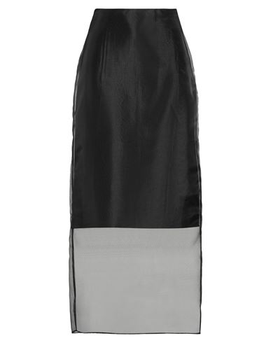 Rag & Bone Woman Maxi Skirt Black Size 8 Polyester In Black