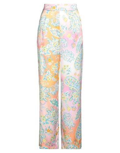Herzensangelegenheit Woman Pants Light Pink Size 10 Silk, Elastane In Multi
