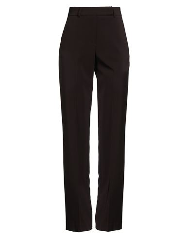 Compagnia Italiana Woman Pants Dark Brown Size 2 Polyester, Elastane In Brown