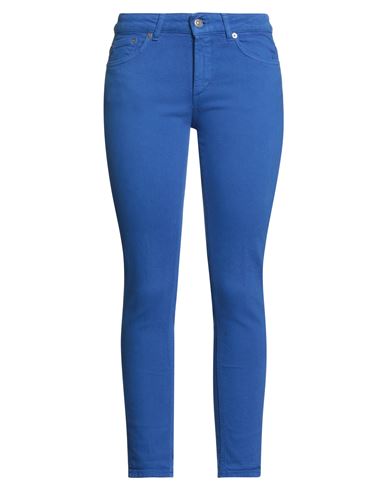 Dondup Woman Jeans Bright Blue Size 28 Cotton, Elastane In Blue