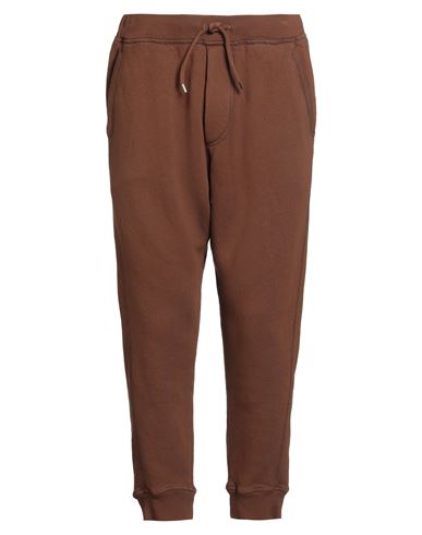 Dsquared2 Man Pants Brown Size L Cotton In Brown