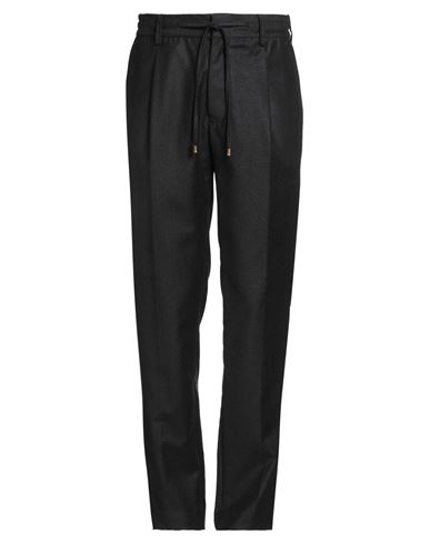 Suithomme Man Pants Black Size 38 Virgin Wool, Elastane