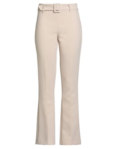 Corte Dei Gonzaga Woman Pants Beige Size 6 Polyester, Viscose, Elastane In Animal Print