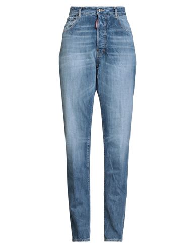 Dsquared2 Woman Jeans Blue Size 8 Cotton In Brown