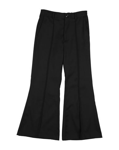 Mm6 Maison Margiela Toddler Girl Pants Black Size 4 Polyester, Virgin Wool, Elastane In Black