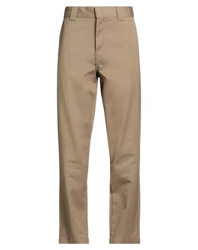 Carhartt Man Pants Sand Size 33w-32l Polyester, Cotton In Brown