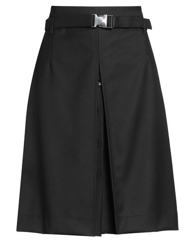 Atos Lombardini Woman Midi Skirt Black Size 10 Polyester, Viscose, Elastane In Black
