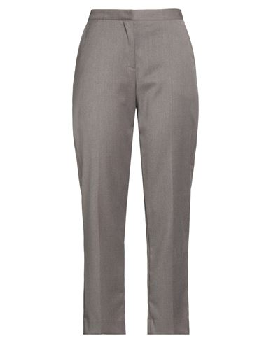 Camicettasnob Woman Pants Grey Size 6 Polyester, Viscose, Elastane In Brown
