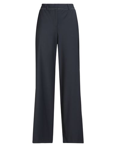 Camicettasnob Woman Pants Midnight Blue Size 8 Wool, Polyester, Elastane In Blue