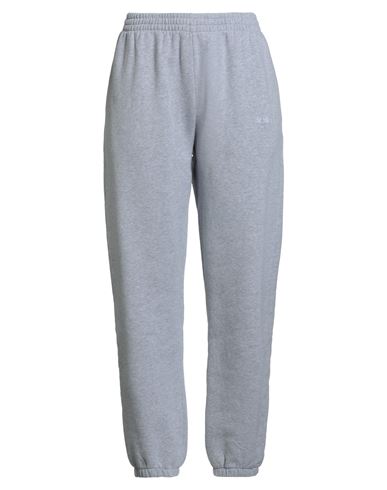 Mc2 Saint Barth Woman Pants Light Grey Size L Cotton In Gray