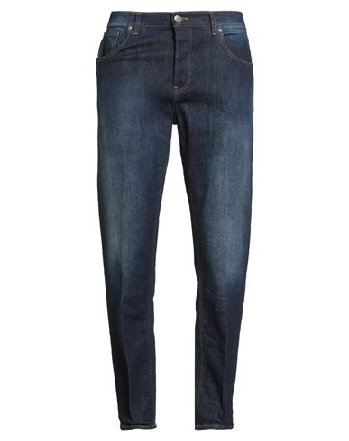 Pt Torino Man Jeans Blue Size 35 Cotton, Elastane In Blue