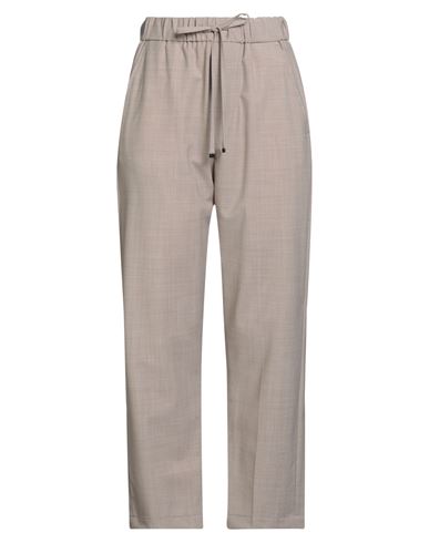 Myths Woman Pants Taupe Size 6 Wool, Polyester, Elastane In Pink
