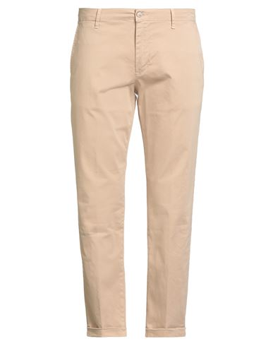 Victor Cool Man Pants Beige Size 40 Cotton, Elastane In Nude