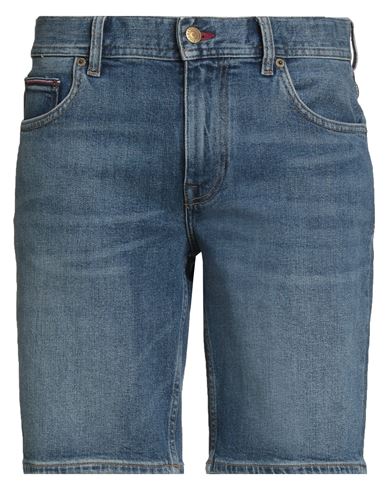 Tommy Hilfiger Man Denim Shorts Blue Size 31 Cotton, Elastane In Blue
