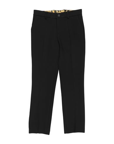 Versace Young Babies'  Toddler Boy Pants Black Size 6 Polyester, Viscose, Cotton, Elastane