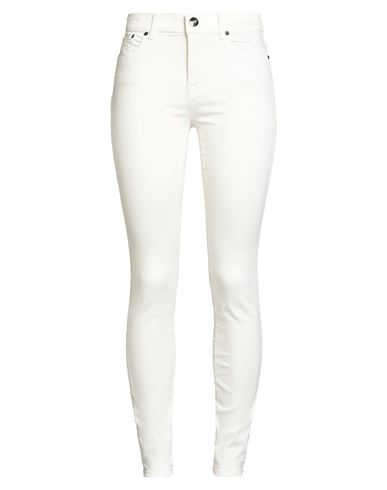 Moorer Woman Jeans White Size 29 Cotton, Polyester, Elastane In White