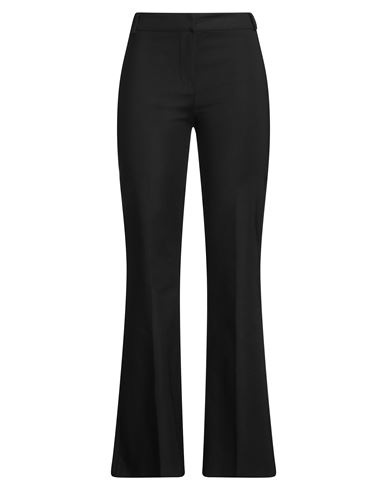 Operà Woman Pants Black Size 12 Cotton, Polyester, Elastane In Black