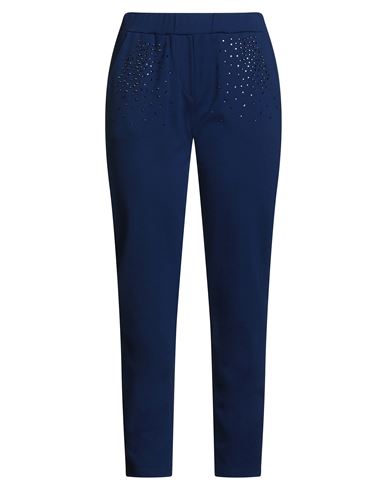 Mariuccia Woman Pants Bright Blue Size M Viscose, Polyamide, Elastane In Blue