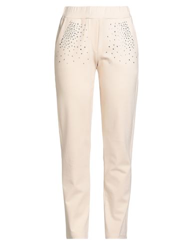 Mariuccia Woman Pants Cream Size S Viscose, Polyamide, Elastane In White