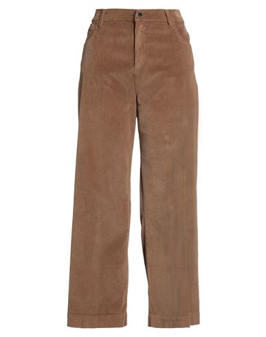 Kaos Woman Pants Brown Size 31 Cotton, Elastane In Brown