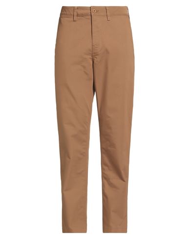 Patagonia Man Pants Camel Size 34 Organic Cotton, Polyester In Brown