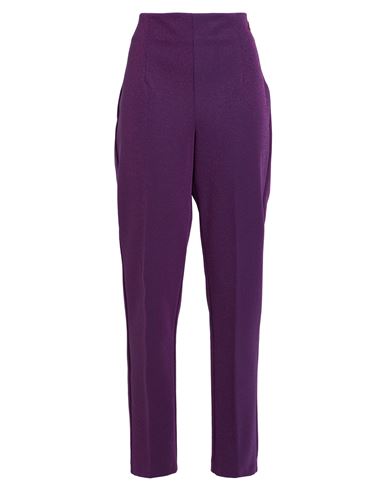 Gai Mattiolo Gm Woman Pants Purple Size 16 Polyester, Viscose, Nylon, Elastane In Purple