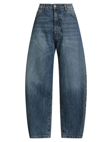 Berna Woman Jeans Blue Size 4 Cotton In Blue