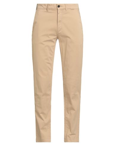 Calvin Klein Man Pants Beige Size 33w-32l Cotton, Elastane In Neutral