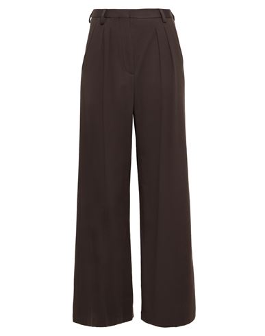 Officine Generale Officine Générale Woman Pants Dark Brown Size 38 Virgin Wool, Cashmere In Brown
