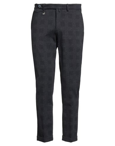 Barbati Man Pants Midnight Blue Size 38 Viscose, Polyamide, Elastane In Black