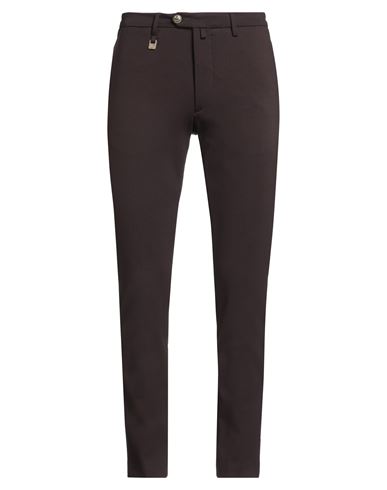 Barbati Man Pants Dark Brown Size 30 Viscose, Polyamide, Elastane In Brown