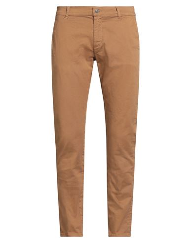 Grey Daniele Alessandrini Man Pants Camel Size 32 Cotton, Elastane In Brown