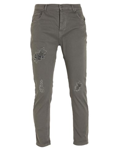 Grey Daniele Alessandrini Man Jeans Grey Size 32 Cotton, Elastane In Gray