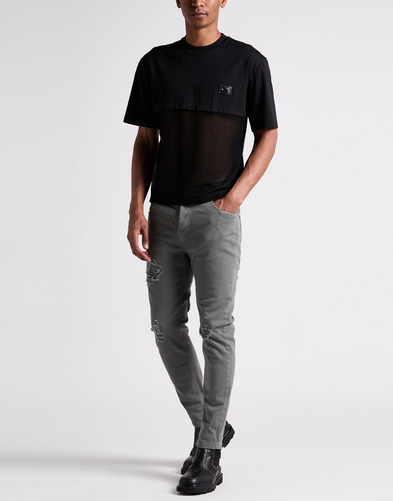  Grey Daniele Alessandrini - Hosen & Röcke - Jeanshosen - On Yoox.com 