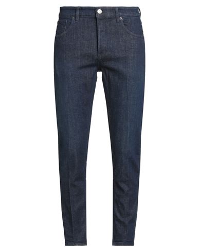 Pt Torino Man Jeans Blue Size 35 Cotton, Elastane In Blue