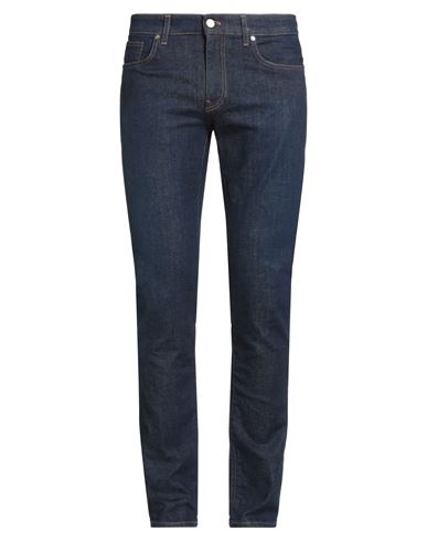 Pt Torino Man Jeans Blue Size 35 Cotton, Elastane In Blue