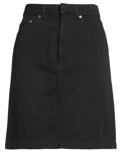 Dondup Woman Mini Skirt Black Size 32 Cotton In Black