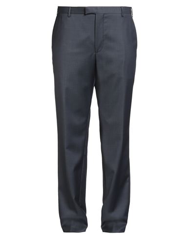 Windsor . Man Pants Navy Size 42 Virgin Wool In Multi