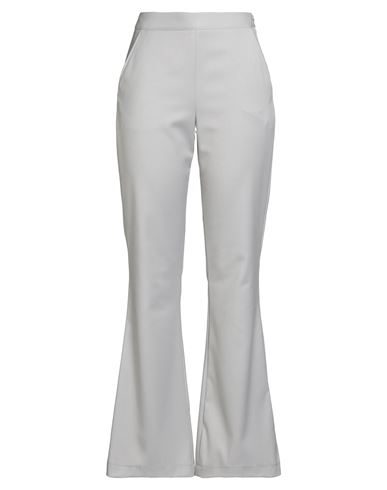Camicettasnob Woman Pants Light Grey Size 6 Polyester, Viscose, Elastane In Gray