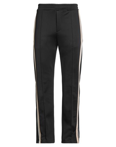 Ferragamo Man Pants Black Size L Polyester, Cotton In Black