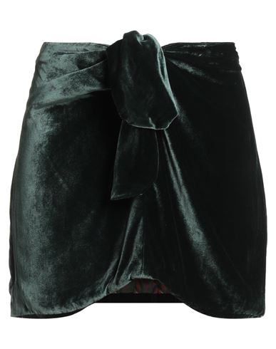 Mimi Liberte By Michel Klein Mimi Liberté By Michel Klein Woman Mini Skirt Dark Green Size 8 Viscose, Silk In Green