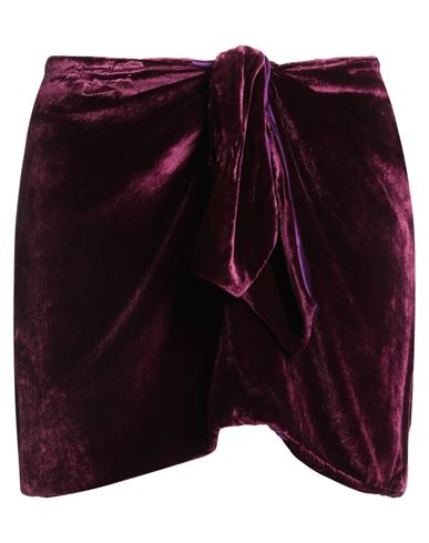 Mimi Liberte By Michel Klein Mimi Liberté By Michel Klein Woman Mini Skirt Plum Size 10 Viscose, Silk In Purple