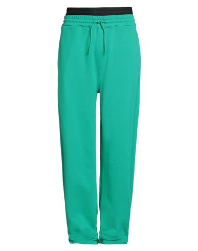 Msgm Man Pants Green Size Xl Cotton In Multi