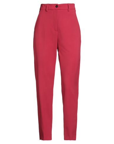 Seventy Venezia Woman Pants Magenta Size 12 Polyester, Virgin Wool, Elastane In Red