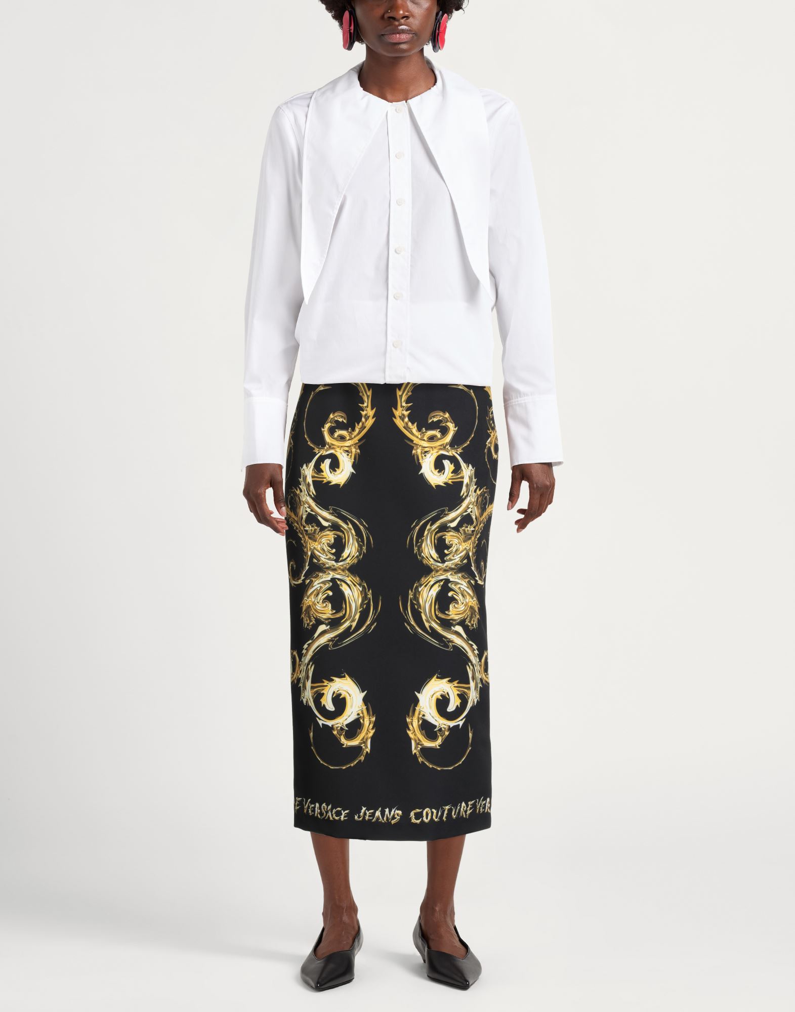  Versace Jeans Couture - Hosen & Röcke - Midi-röcke - On Yoox.com 
