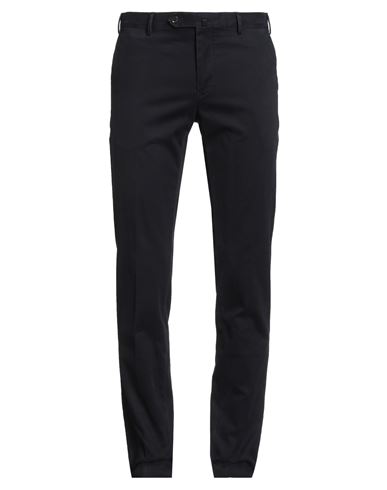 Pt Torino Man Pants Midnight Blue Size 42 Cotton, Elastane In Black