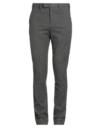 Pt Torino Man Pants Lead Size 42 Cotton, Viscose, Wool, Elastane In Gray